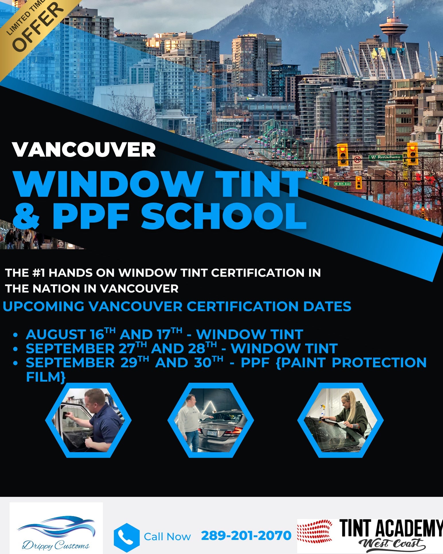 Vancouver Window Tint Training Alert - Tint Academy