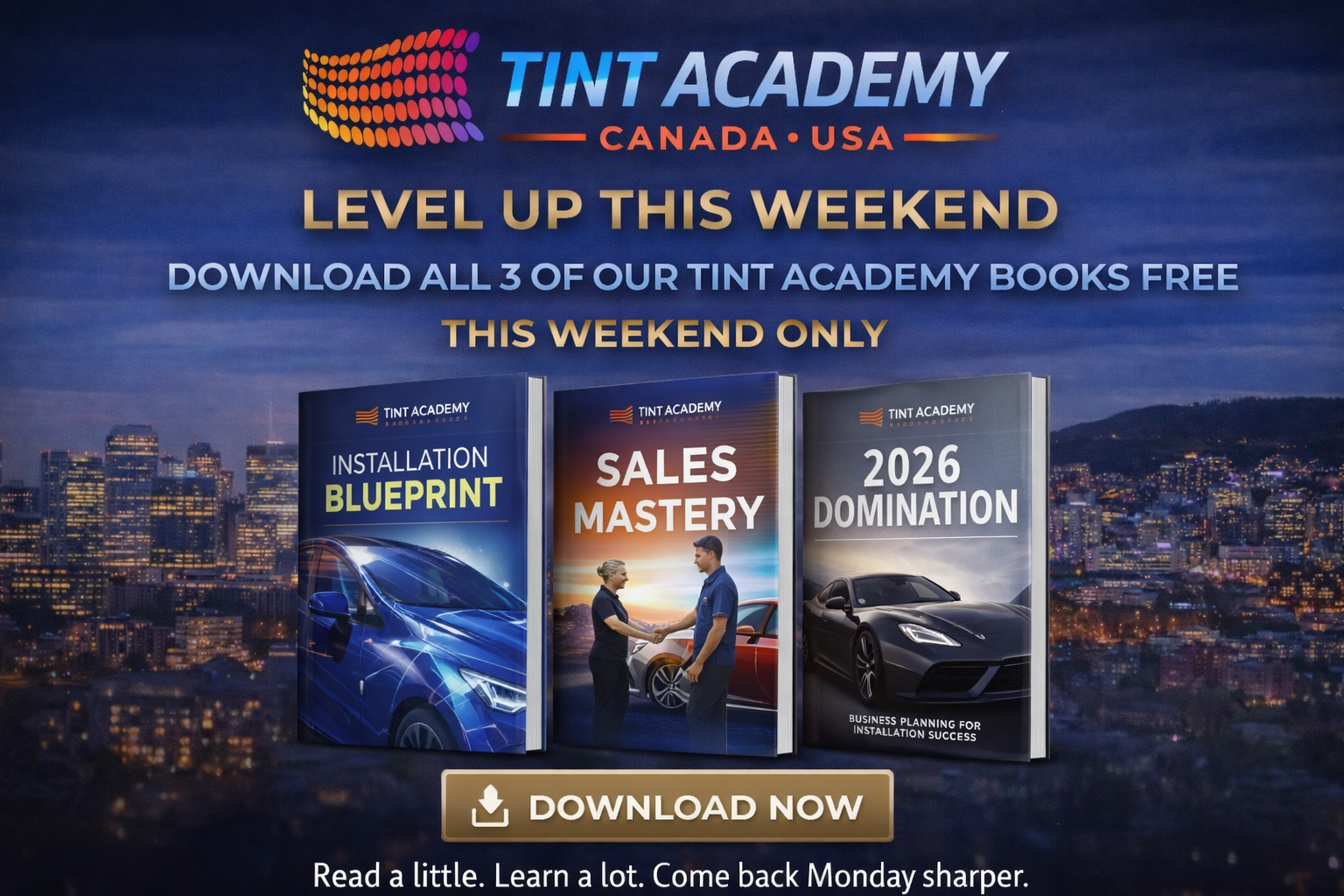 Weekends are for leveling up your skills - Get our books for free