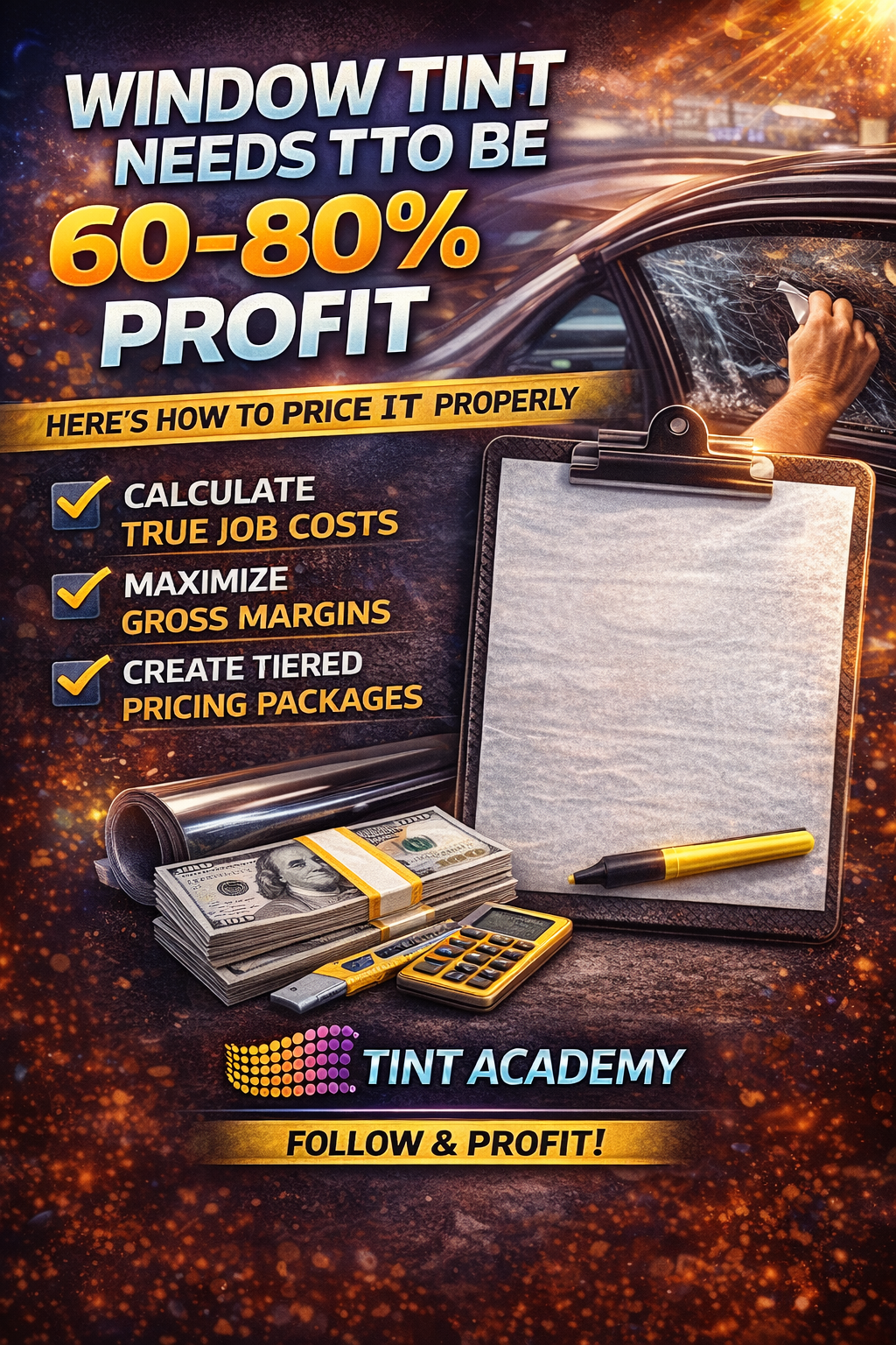 Why 60β80% Profit Margins Matter in Window Tinting