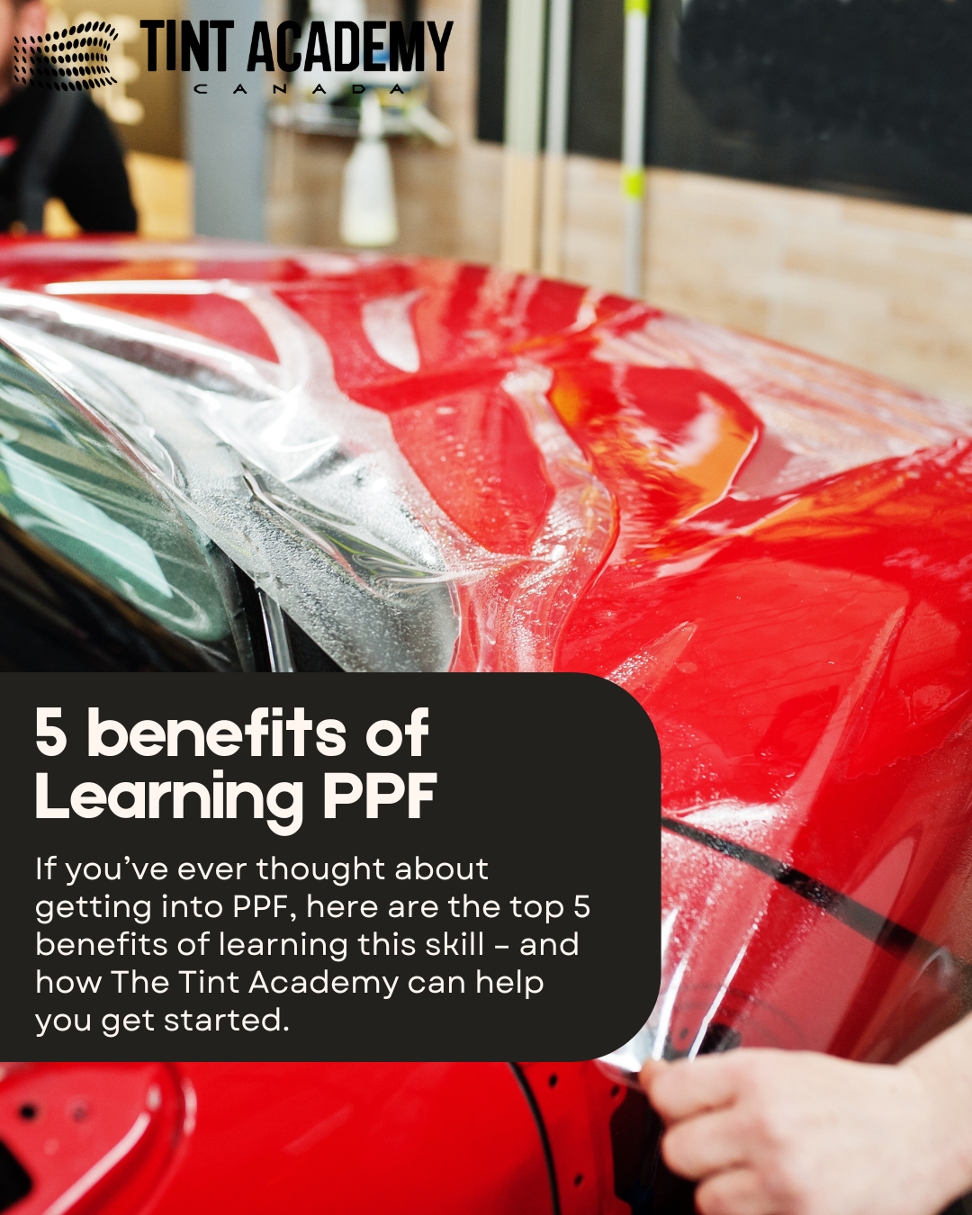 5 Benefits of Learning Paint Protection Film (PPF) – And How You Can Start with The Tint Academy