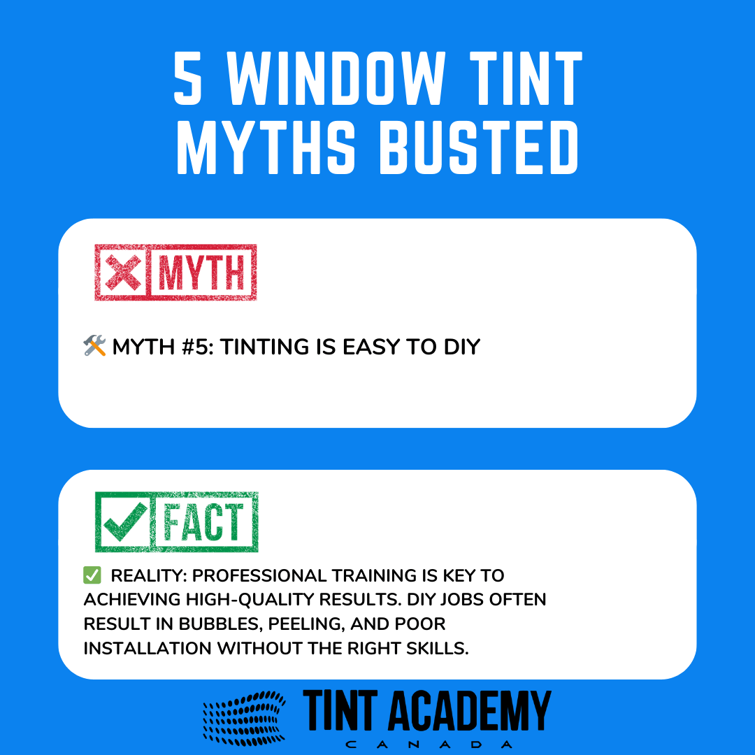 🚫 5 Window Tint Myths—Busted!