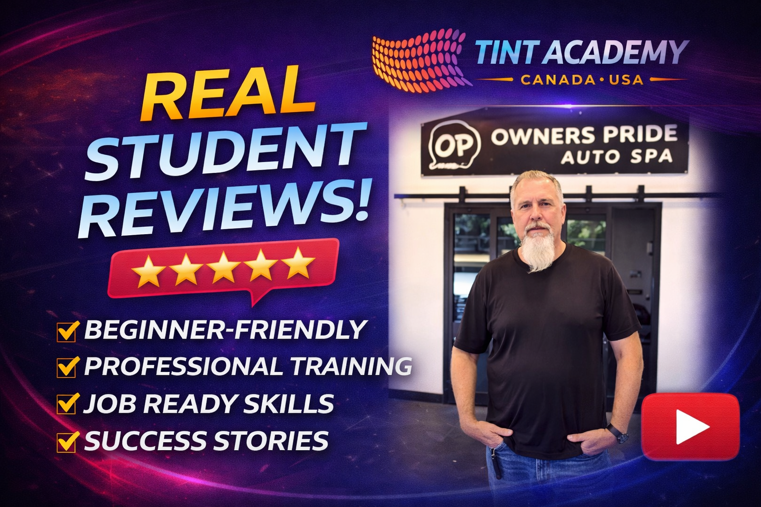 Window Tint Training Reviews | Tint Academy Student Testimonials