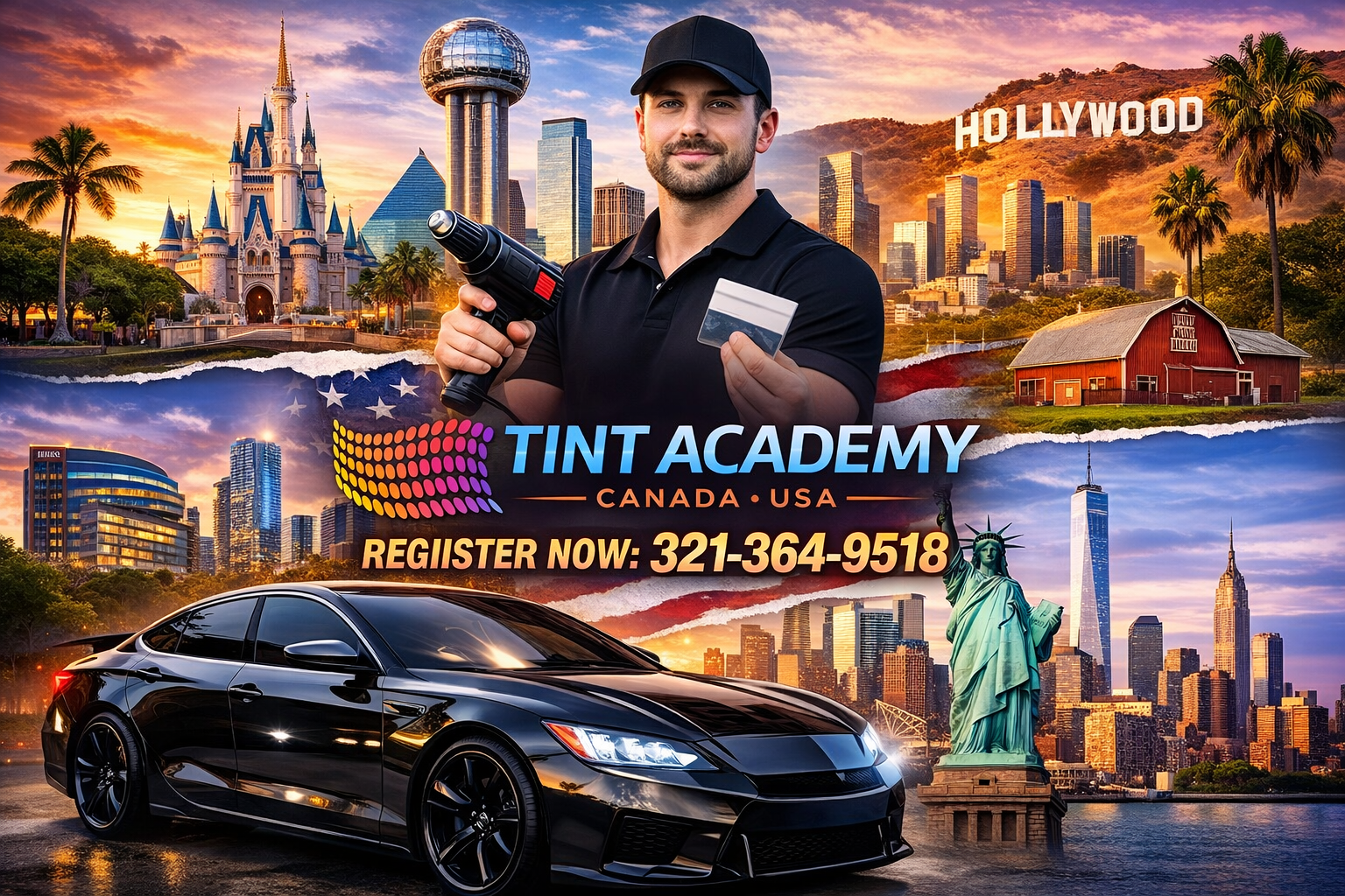 Get Certified in Window Tint & PPF β Join Tint Academy USA
