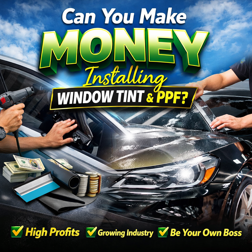 Can You Make Money Window Tinting and Installing Paint Protection Film (PPF)?