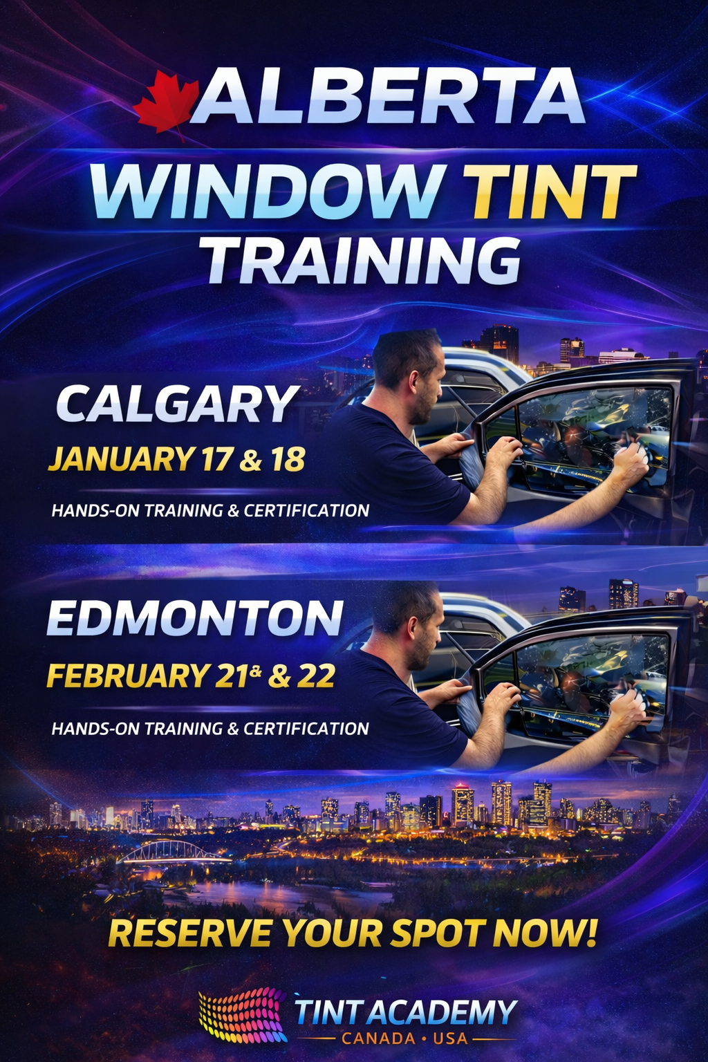 Alberta’s Fastest-Growing Auto Service — Learn Window Tint in Calgary & Edmonton