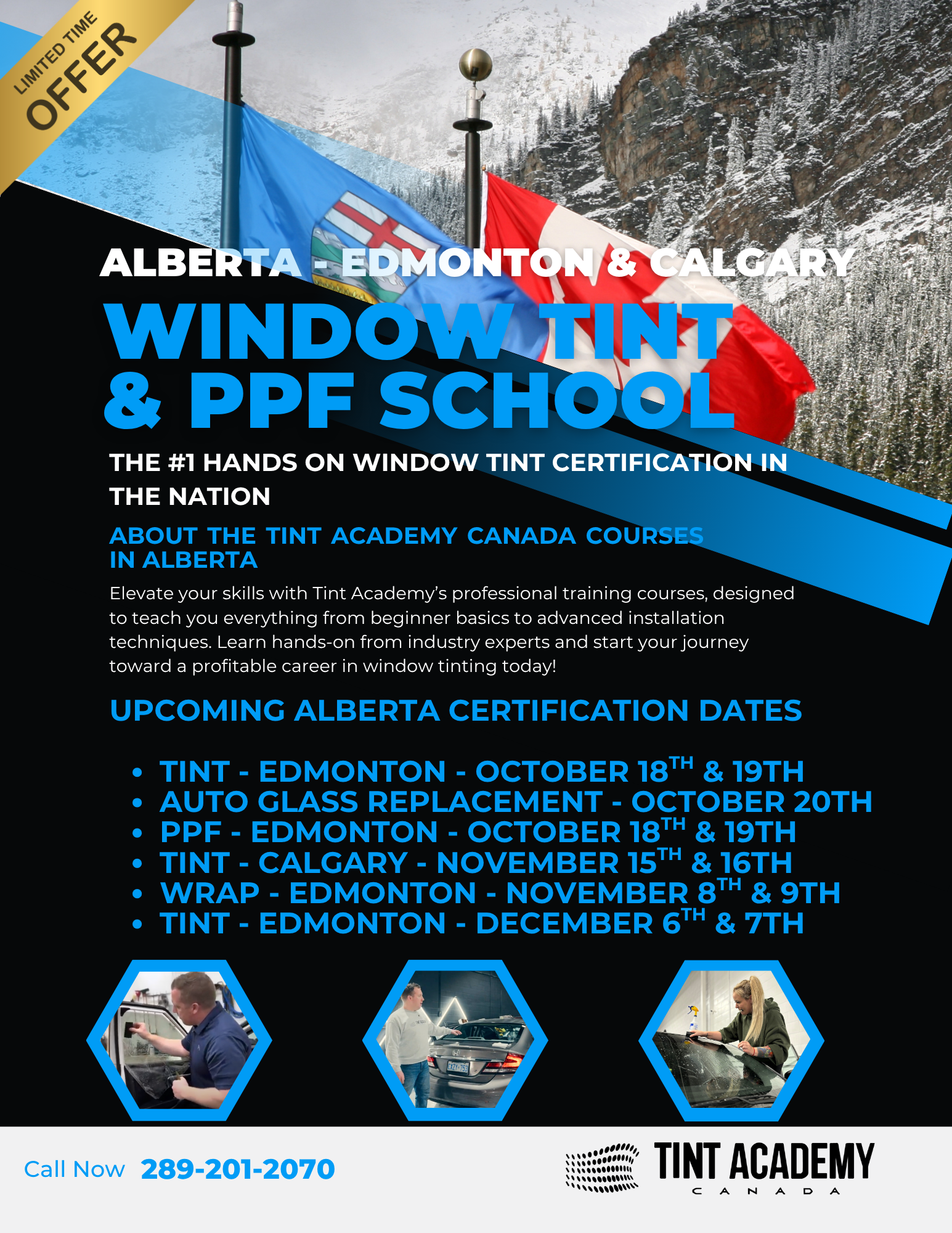 🚗 Edmonton & Calgary — Master Window Tinting with The Tint Academy!