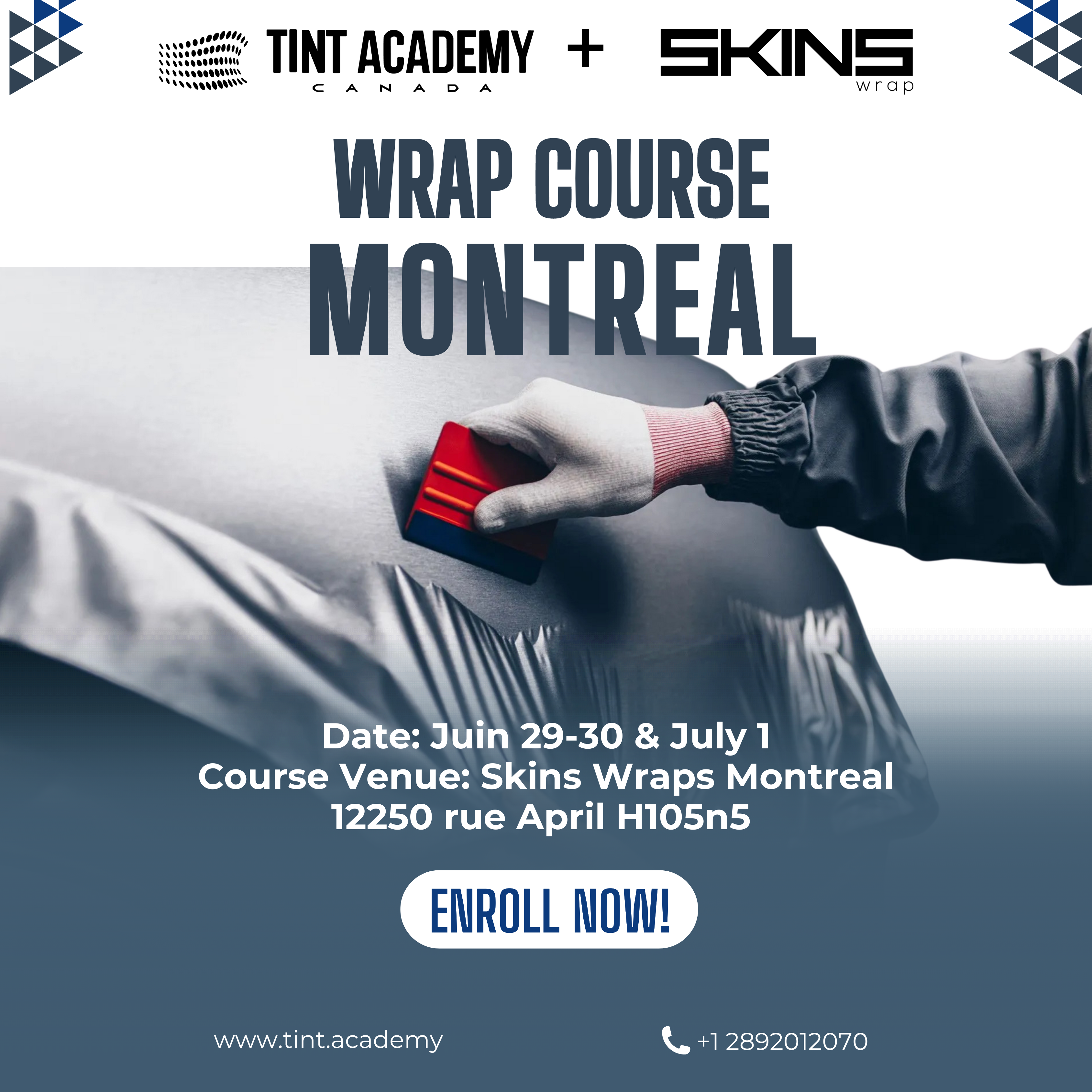 Embark on a Creative Journey: Learning Automotive Wrapping with Tint Academy and Skin Wraps - June 29th and 30th