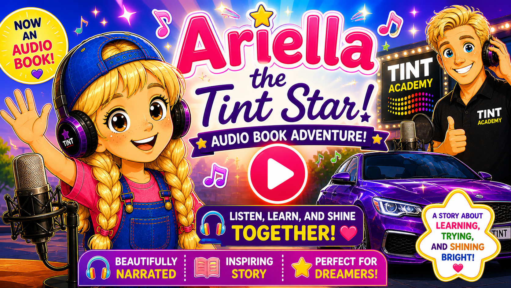 🎧 Ariella the Tinting Star Audiobook is Now LIVE on YouTube!