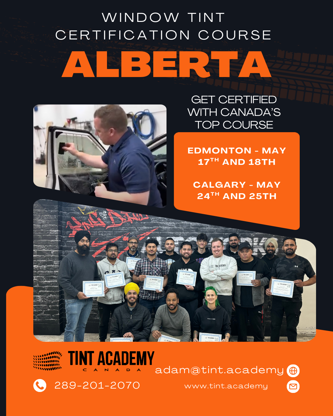 Level Up Your Skills: Learn Professional Window Tinting with the Tint Academy in Alberta This May