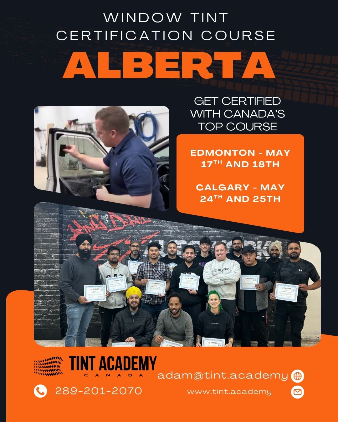 Unlock a High-Earning Career: Become a Certified Window Tinter with Tint Academy Canada in Alberta