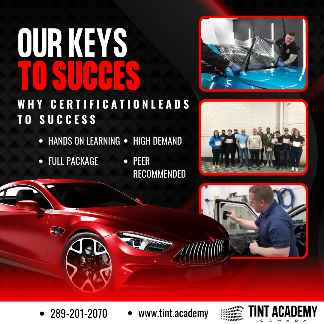 Tint Academy automotive film training and certified alumni success stories