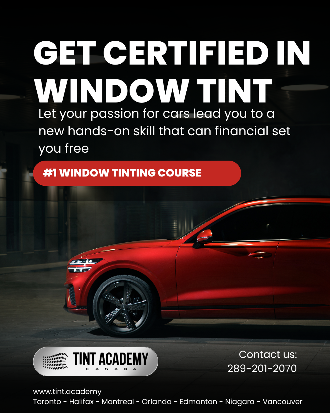 Fall 2025 Window Tint Certification Schedule Here - Tint Academy