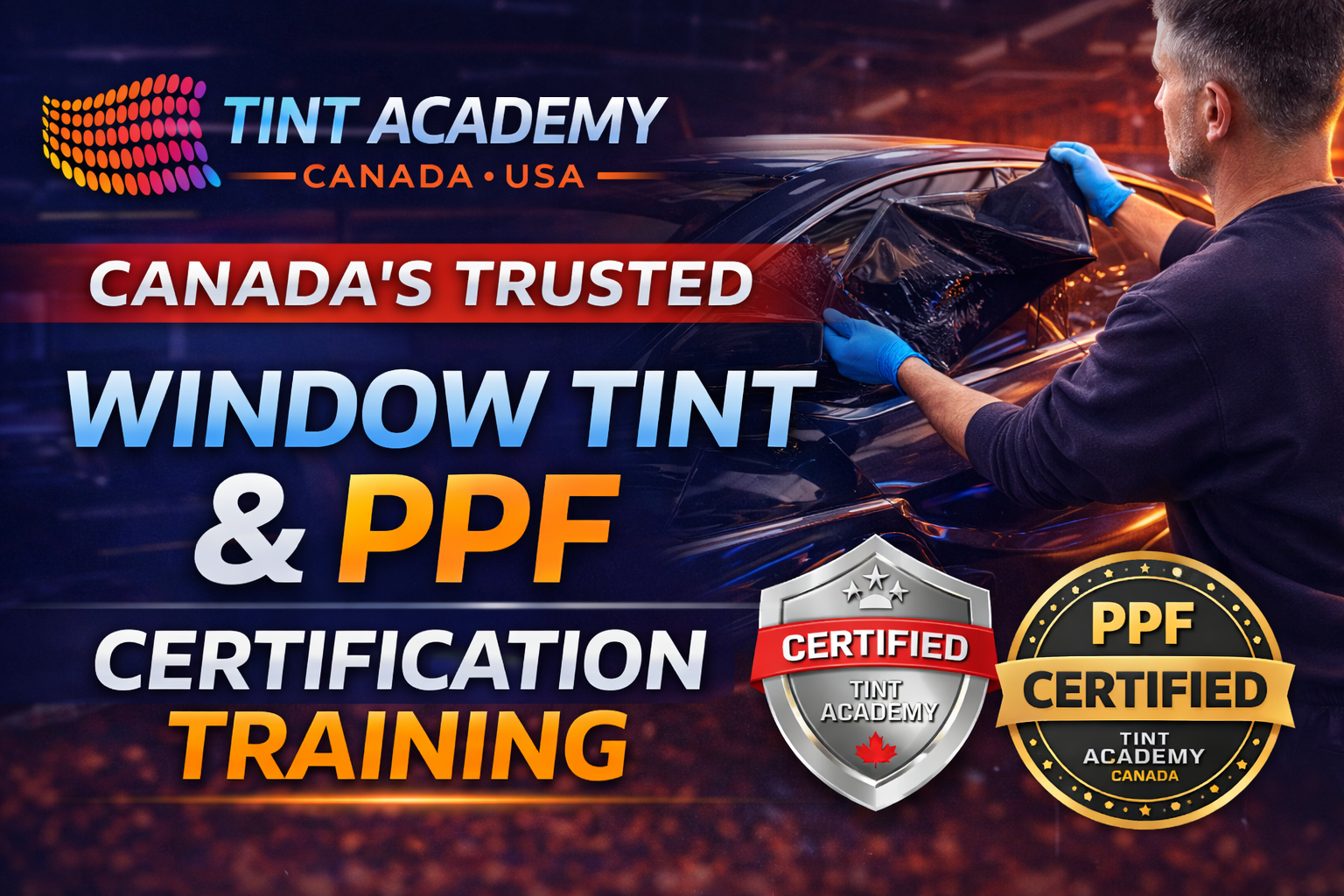 Why Tint Academy Is the Most Trusted Window Tint & PPF Certification in Canada