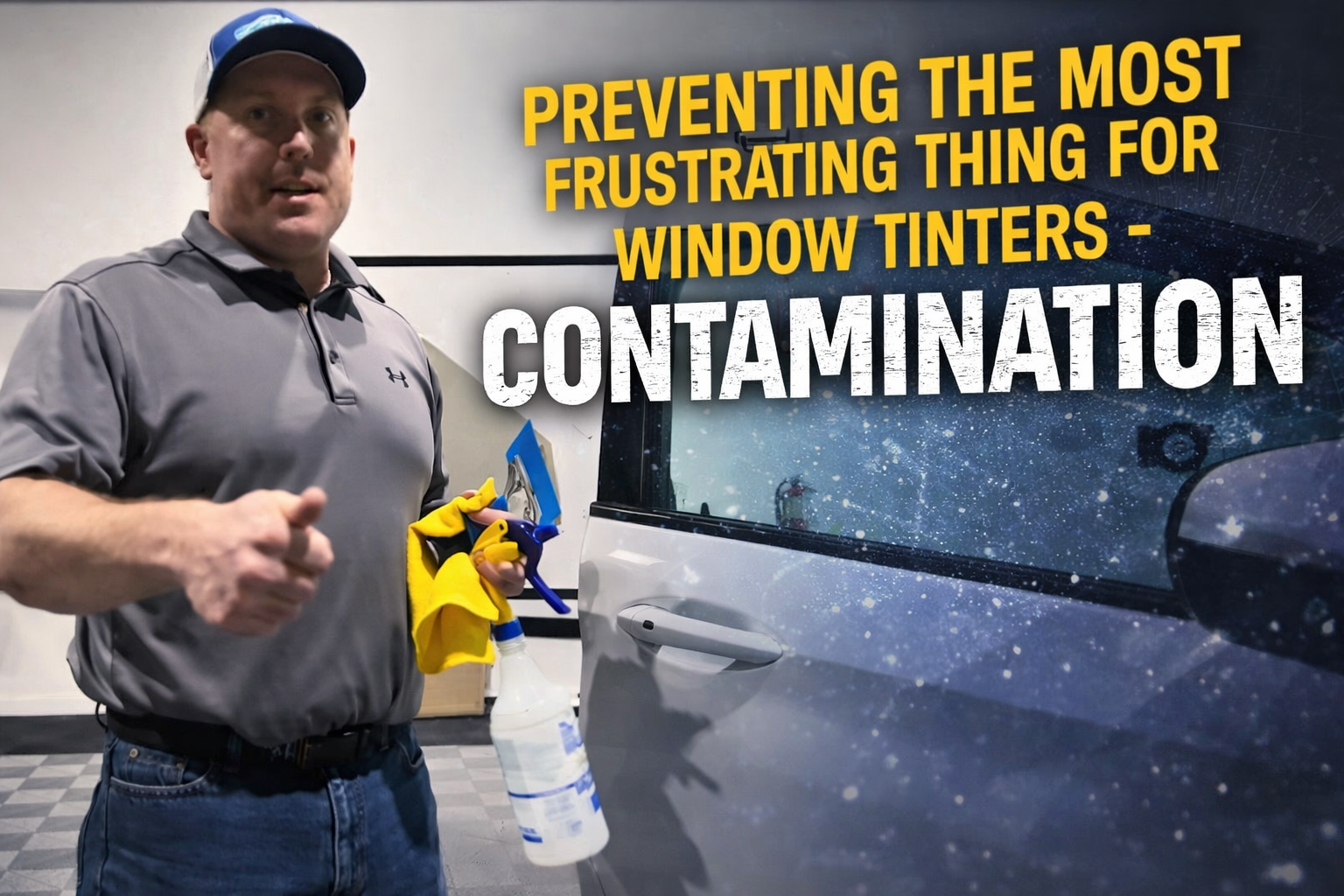 The Most Frustrating Thing for Window Tinters: Contamination (And 4 Ways to Prevent It)