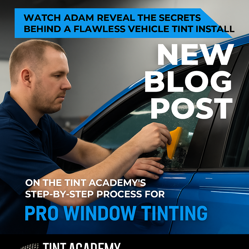 Watch Adam Reveal the Secrets Behind a Flawless Vehicle Tint Install