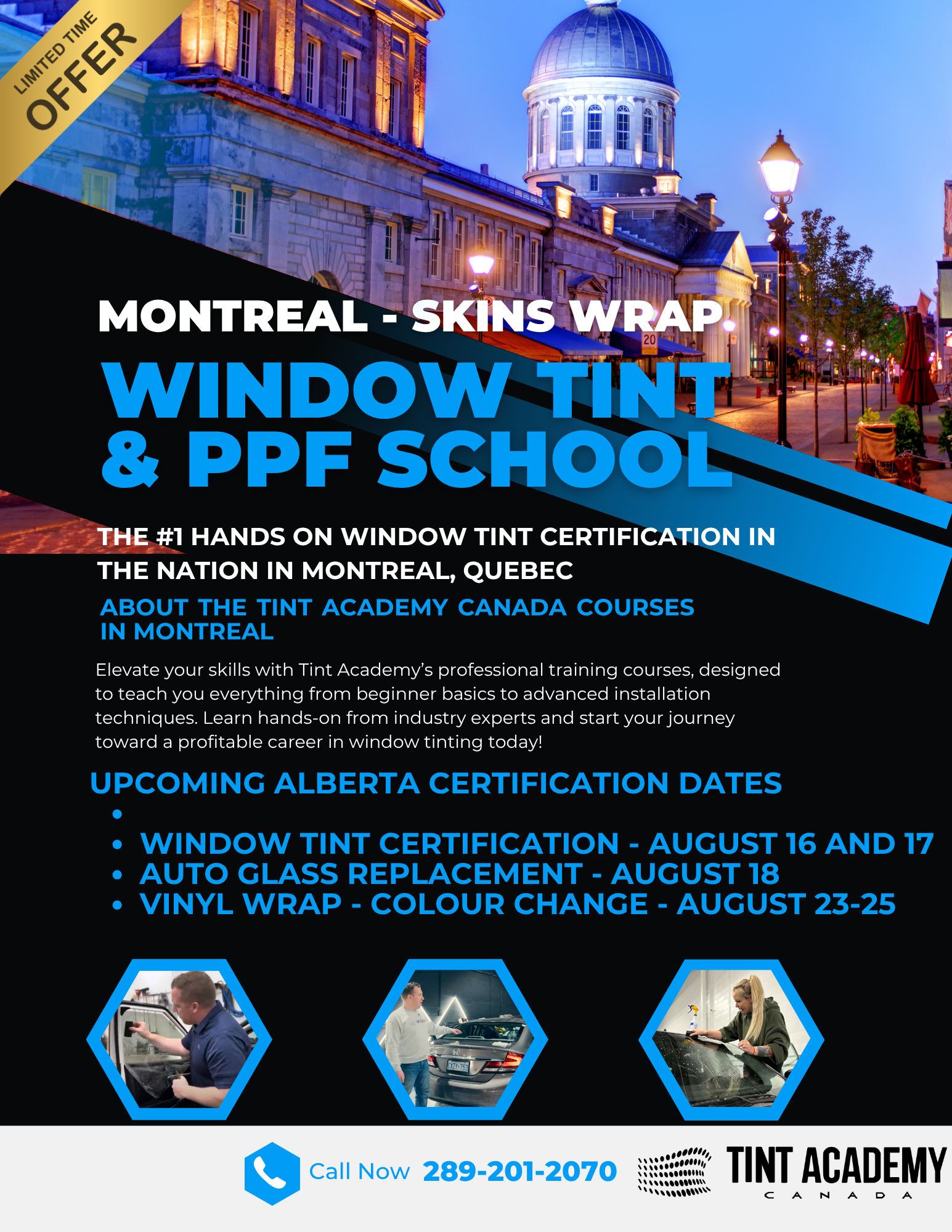 Learn window tint and vinyl wrap in Montreal