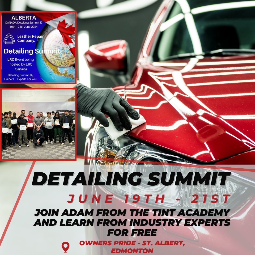 Adam from Tint Academy: Spotlight on Window Tinting at the Detailing Summit in Edmonton, Alberta