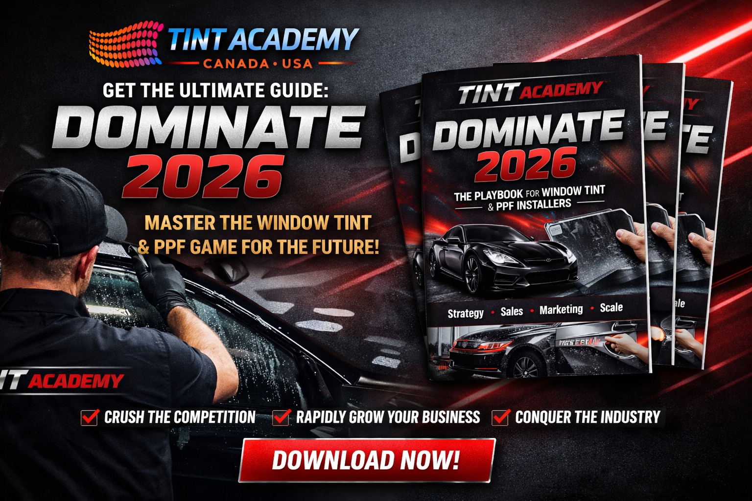Get the New Tint Academy Book for FREE