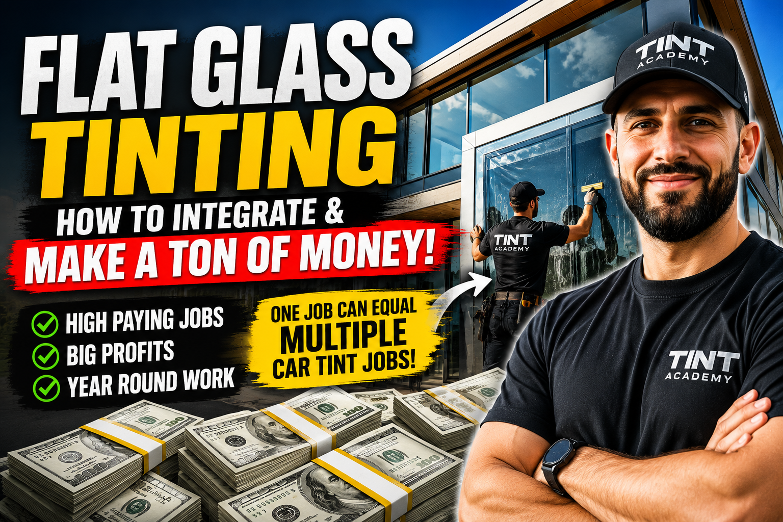 Flat Glass Webinar Replay: How Window Tinters Are Adding Thousands in Monthly Revenue With Residential & Commercial Window Film