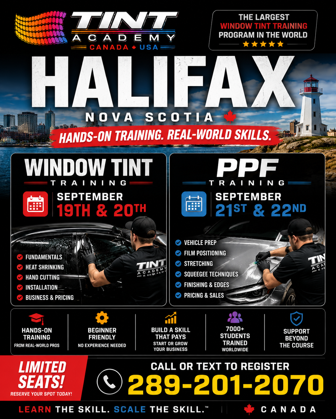 Halifax Window Tint & PPF Training - This September 2026