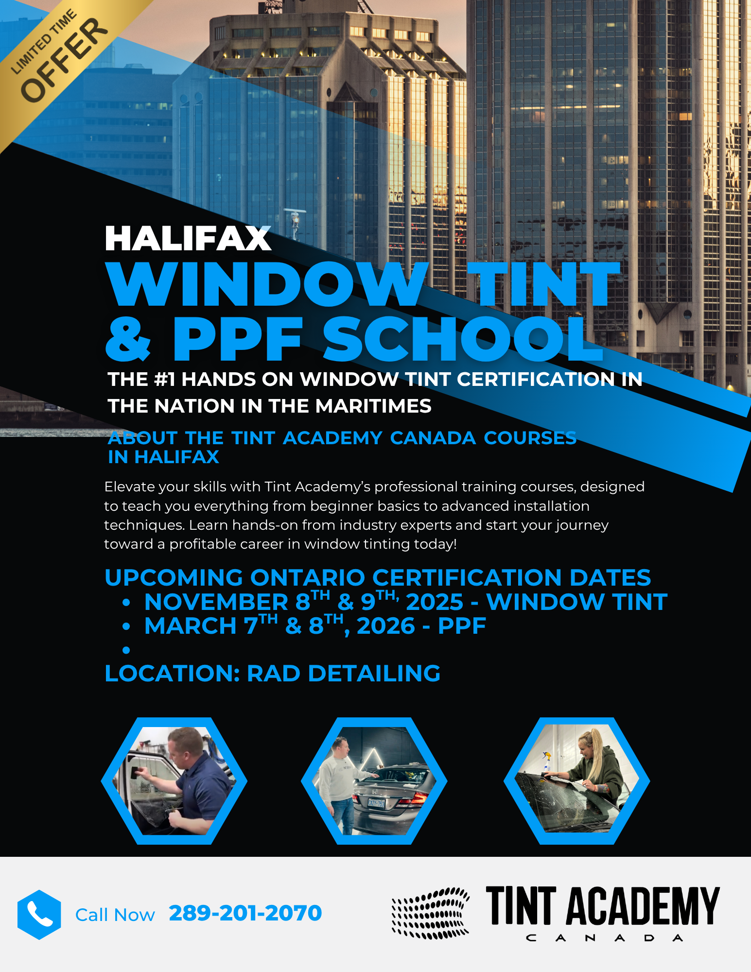🚗 Learn Window Tint in Halifax – November 8 & 9! 🚗
