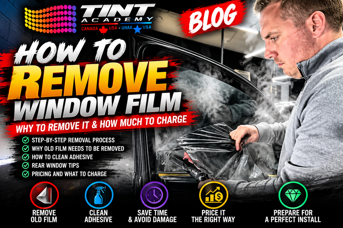 How to Remove Window Tint: Why Old Film Needs to Be Removed & How Much to Charge