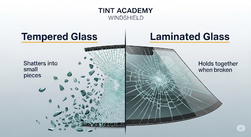 The Tinter's Guide: Laminated vs. Tempered Glass – A Core Lesson from Tint Academy