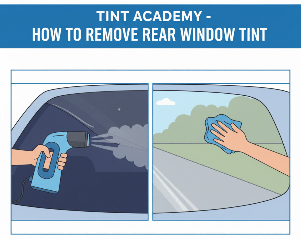 How to Remove Rear Window Film Like a Pro — Step-by-Step with The Tint Academy