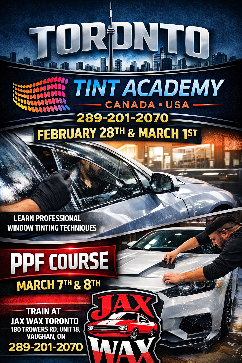 Learn Window Tint & Paint Protection Film (PPF) in Toronto