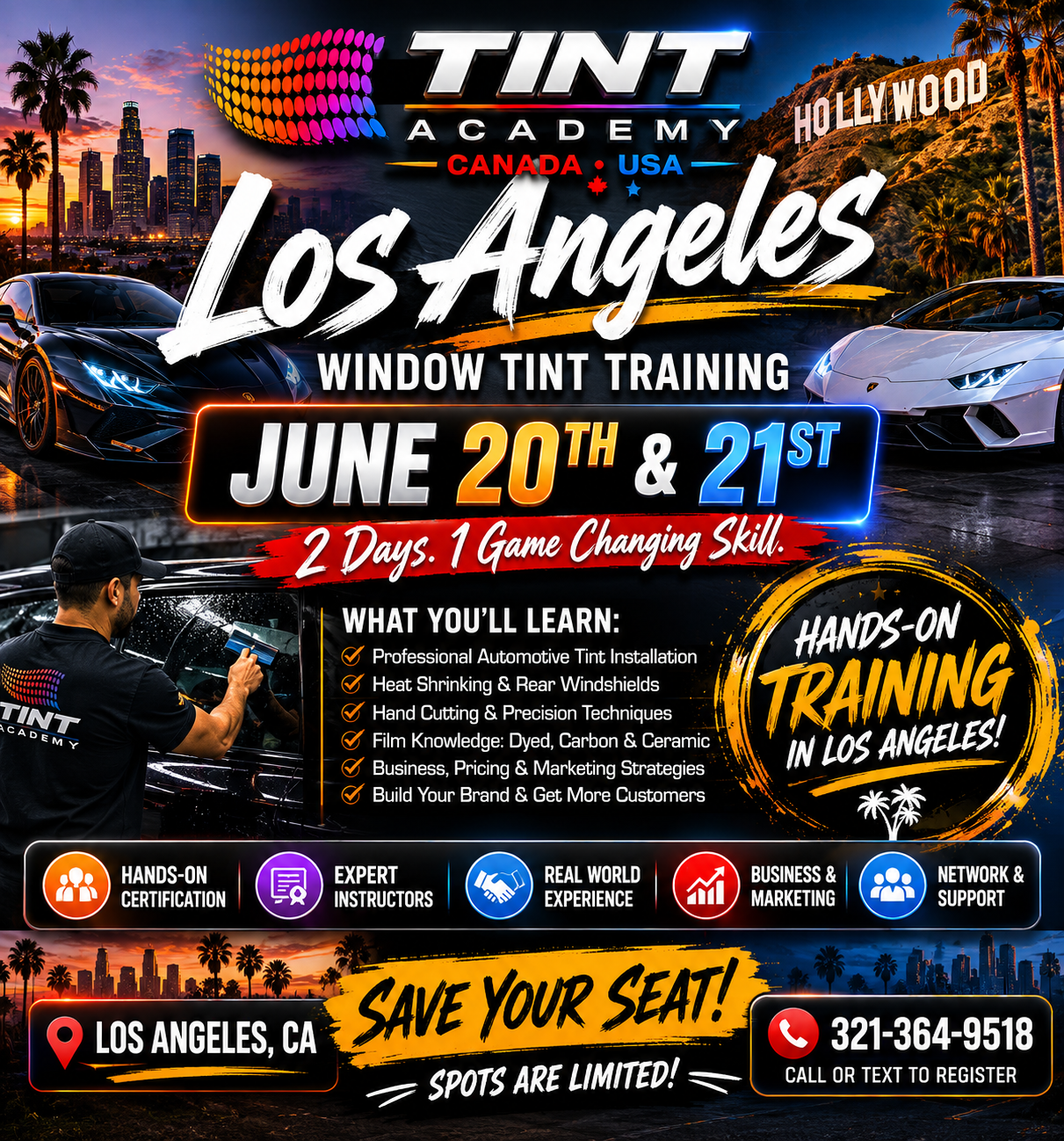 Los Angeles Window Tint Training β Learn the Skill Thatβs Changing Lives