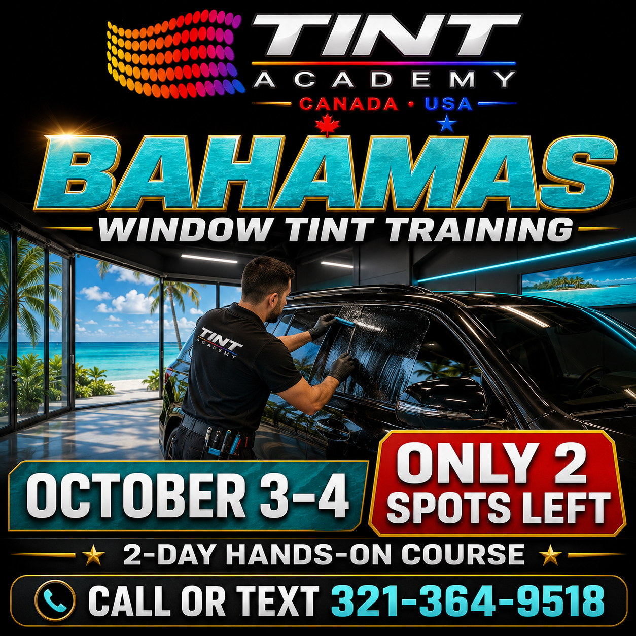 Learn Window Tinting in The Bahamas with the Tint Academy