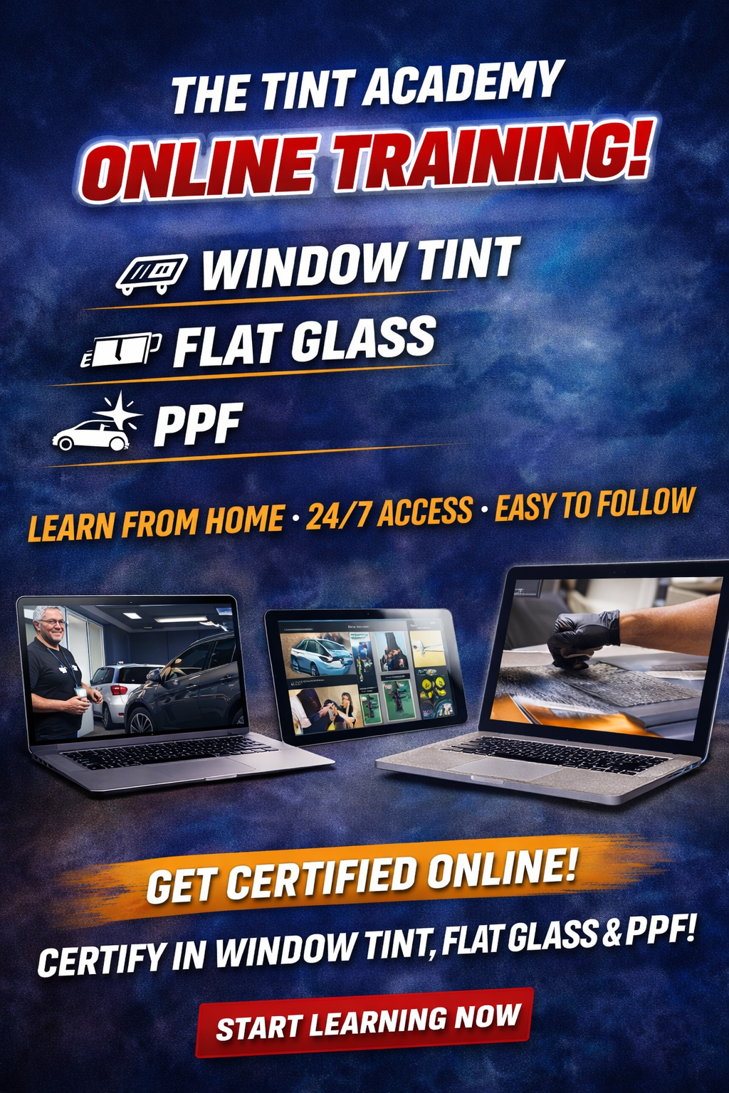 Get Certified From Anywhere: Tint Academy Online Window Tint Certification