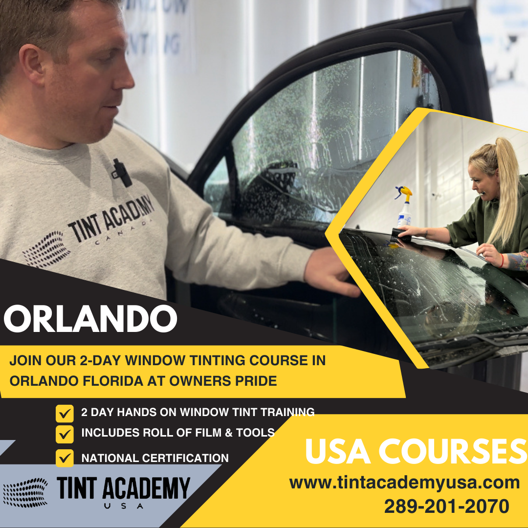 Learn Window Tinting in Orlando Florida with the Tint Academy Canada