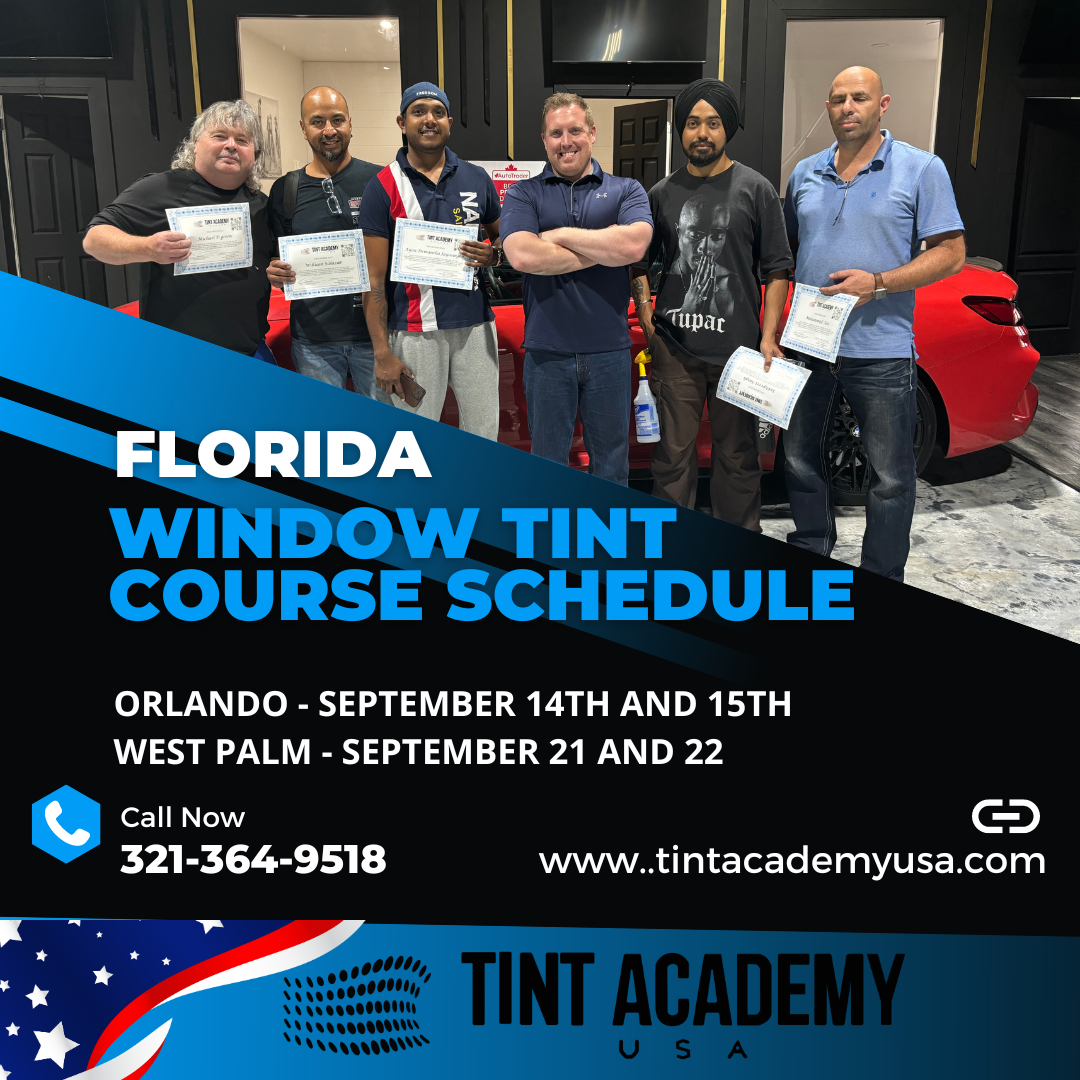 Learn Window Tinting in Miami/West Palm Beach with the Tint Academy USA