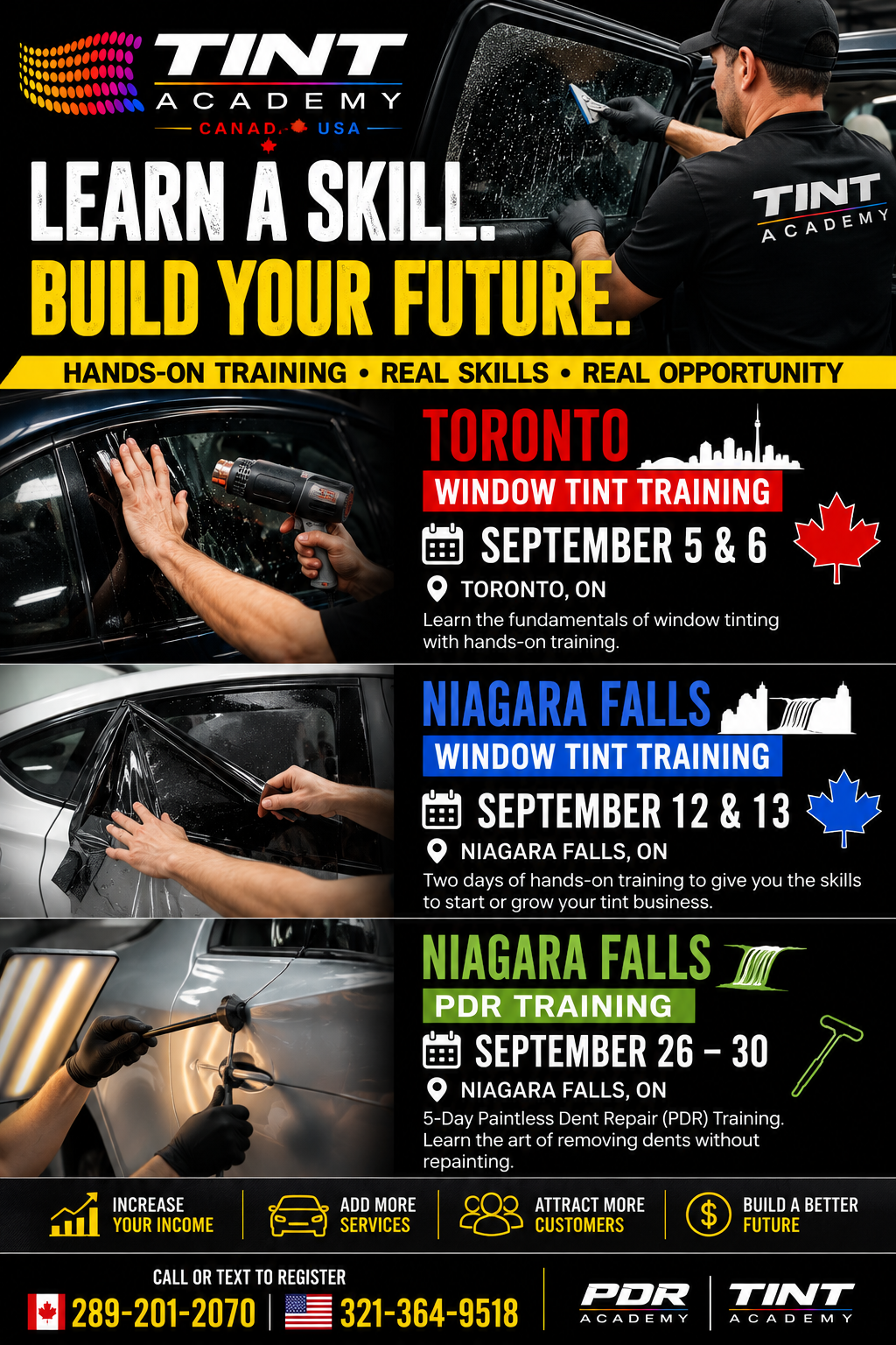 Toronto & Niagara - Your Window Tint & PDR Education Starts Here