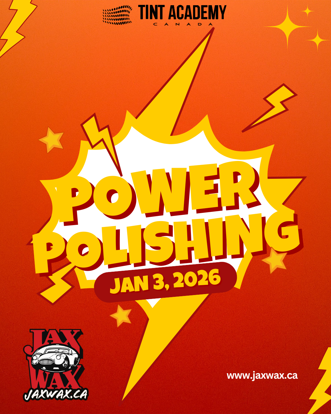 Learn Paint Polishing at Jax Wax on January 3rd