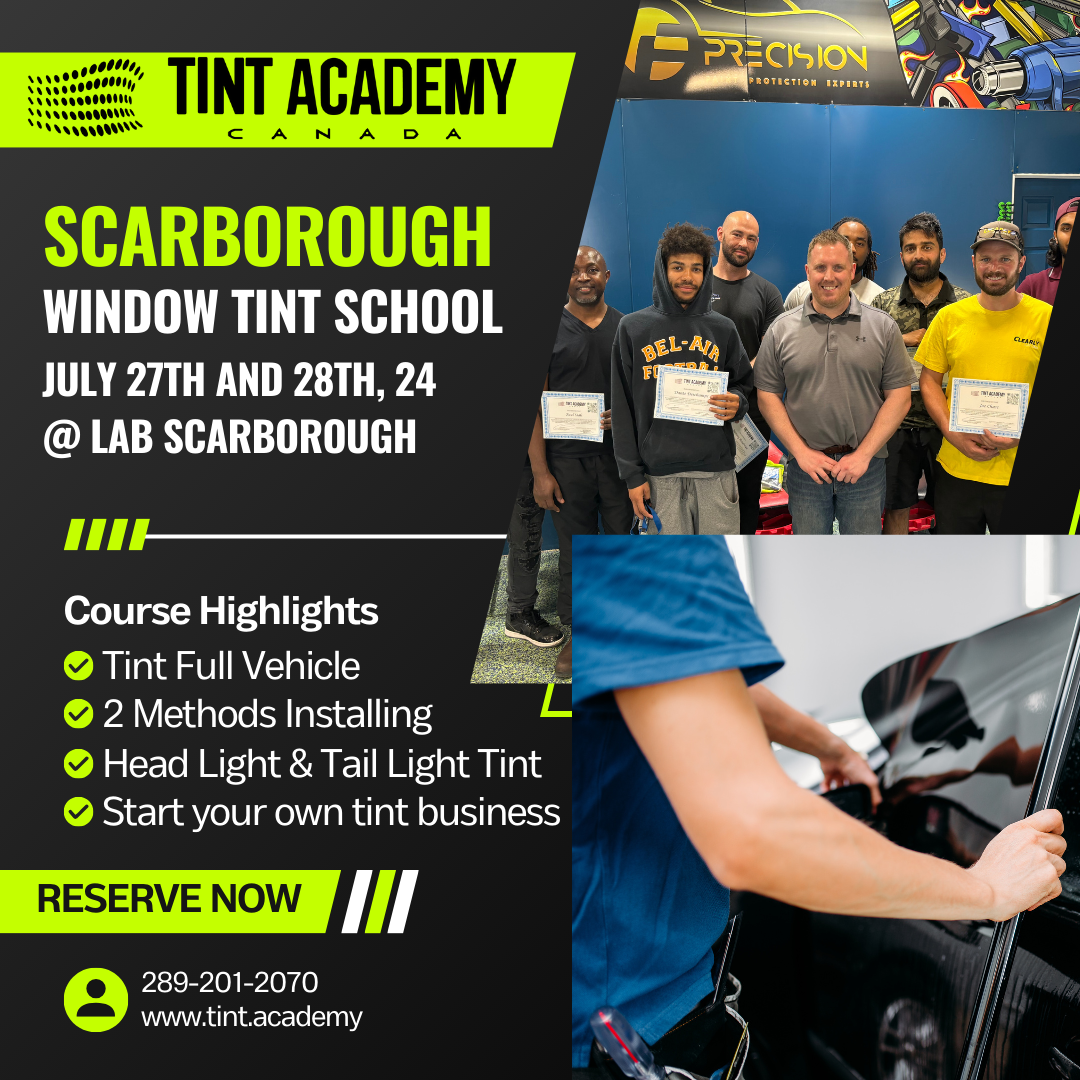 The Tint Academy Hosts Premier Automotive Window Tint Certification Course in Scarborough