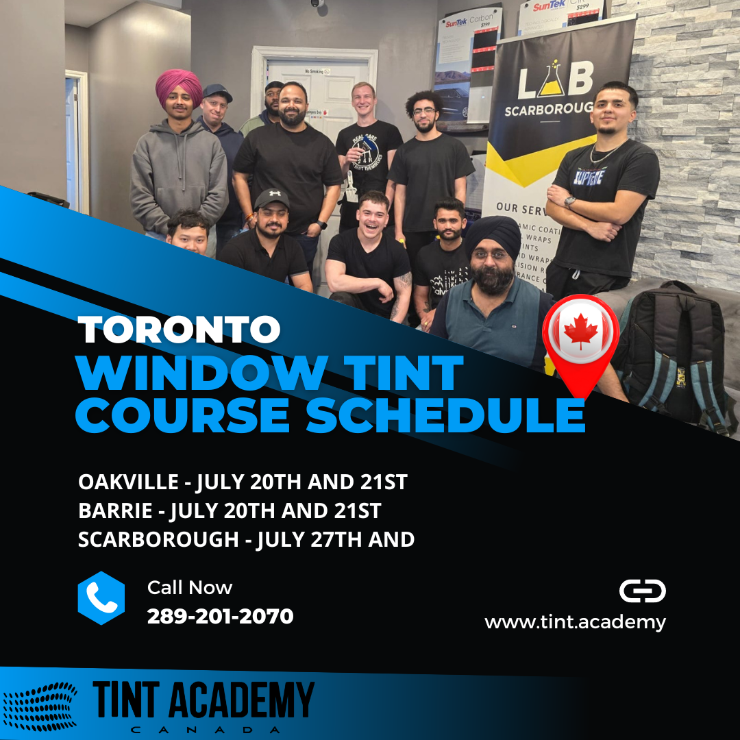 Master Window Tinting in Oakville, Ontario with Tint Academy Canada and LAB Oakville