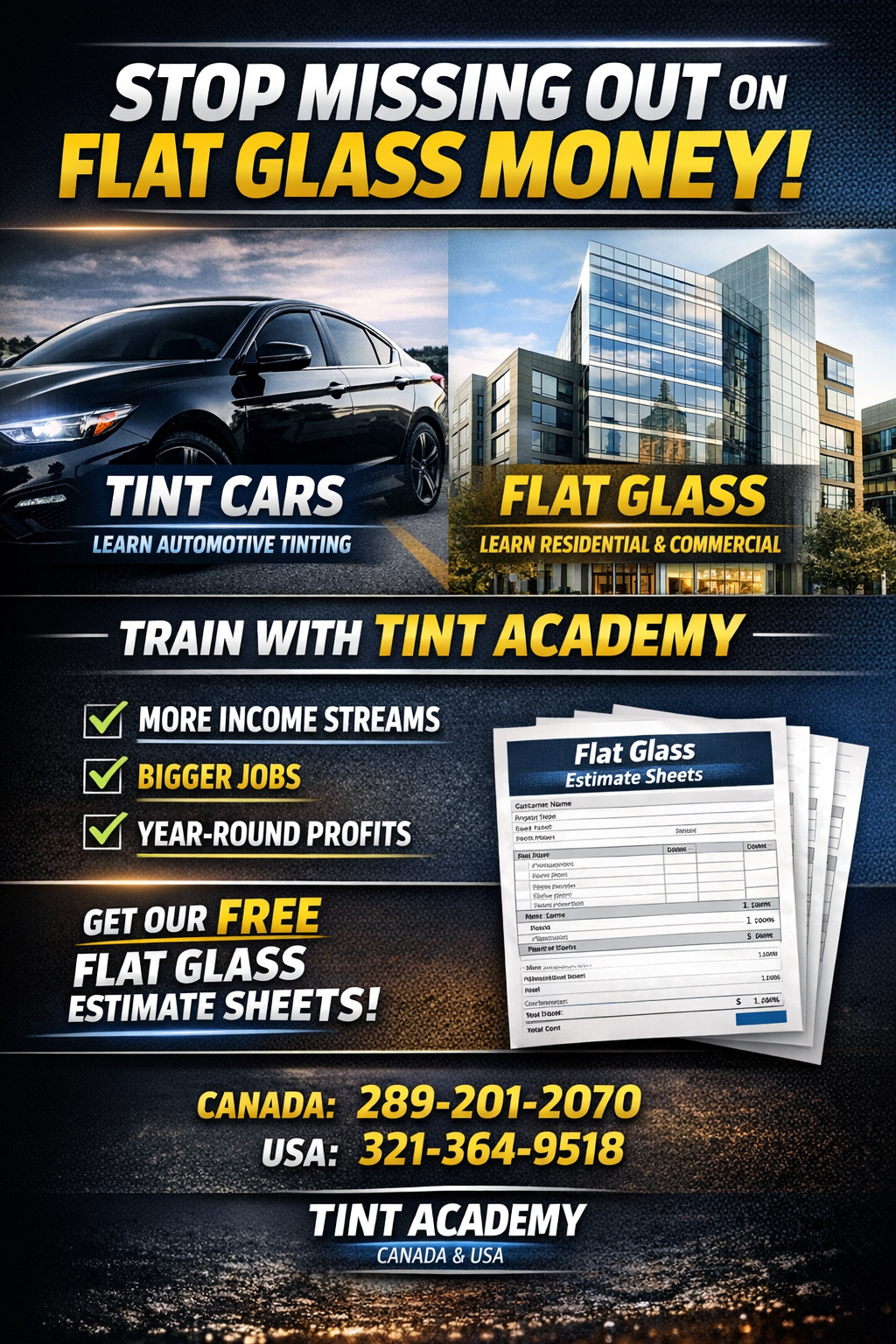 The Importance of Flat Glass Window Film: Why Every Installer Should Be Selling It {Plus Download our Estimate Sheets}