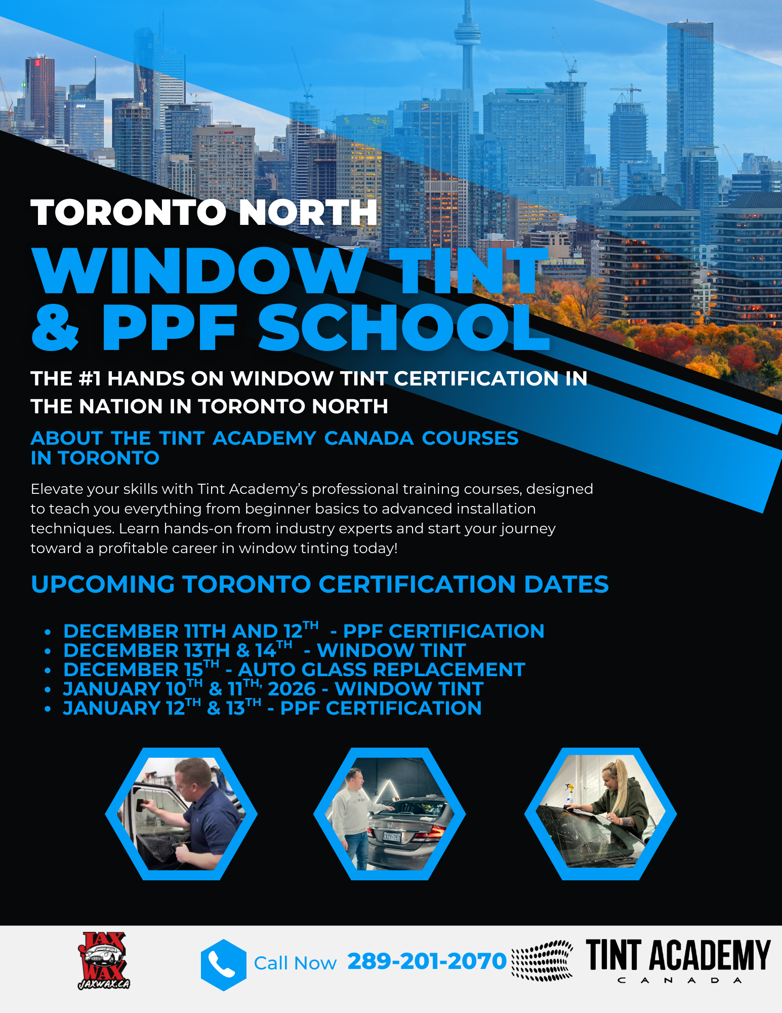 🔥 Toronto! Ready to Learn Window Tint & PPF? 🇨🇦