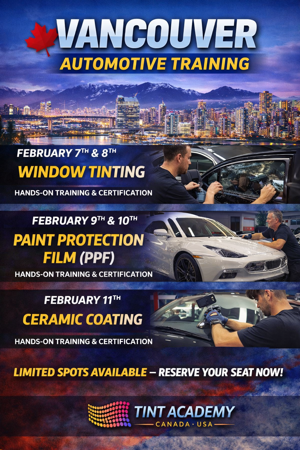 VANCOUVER β FEBRUARY TRAINING IS HERE π₯π