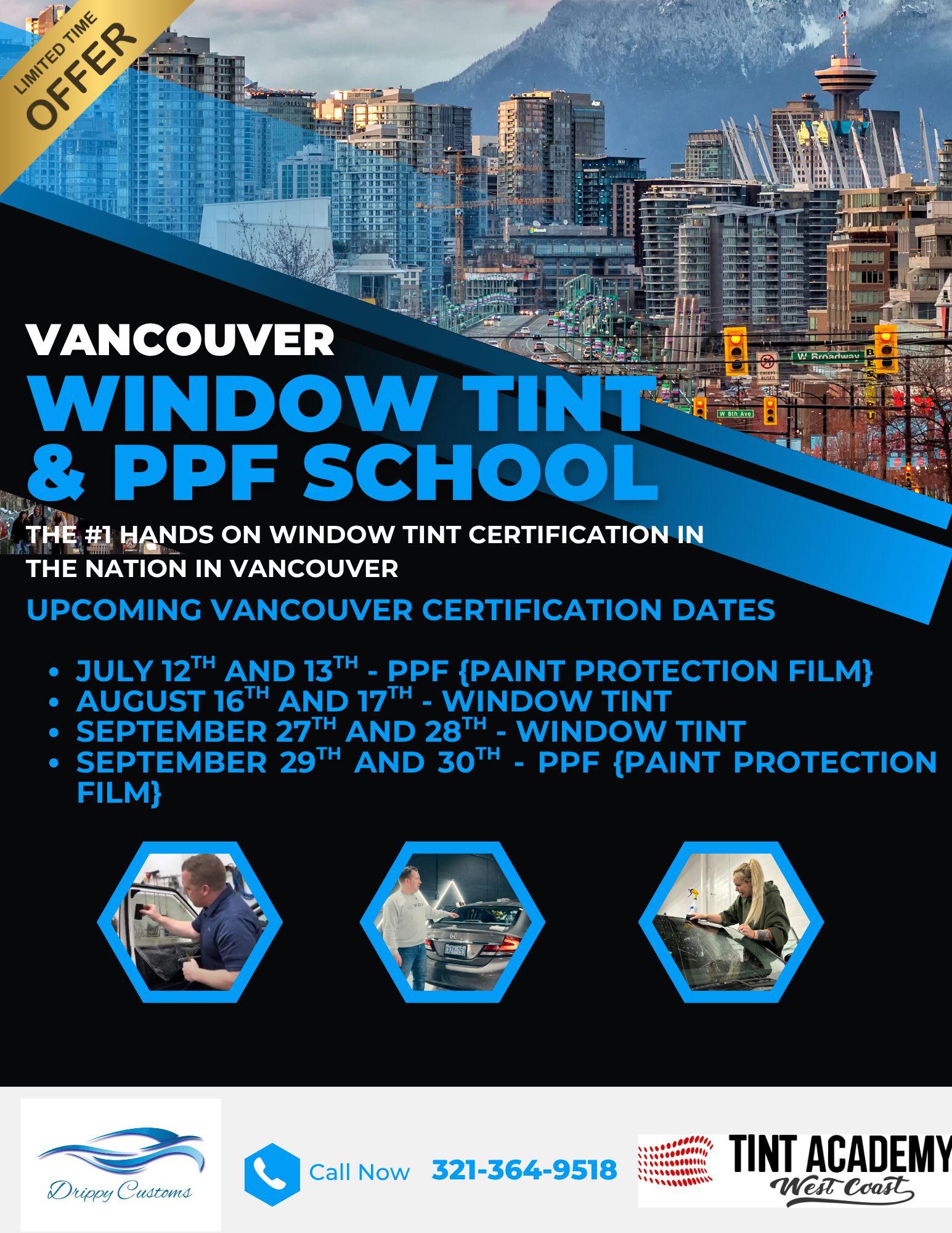Learn Paint Protection Film and Get Certified to Install in Vancouver - July 12th and 13th