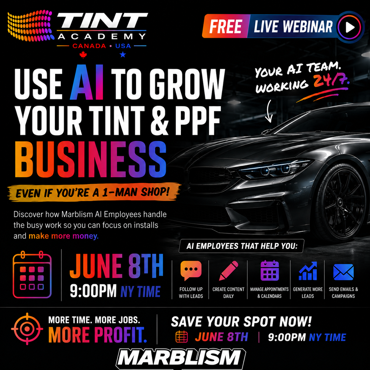 How To Use AI To Run Your Window Tint & PPF Business Like A Team of 10 (Even If You're a One-Man Shop)