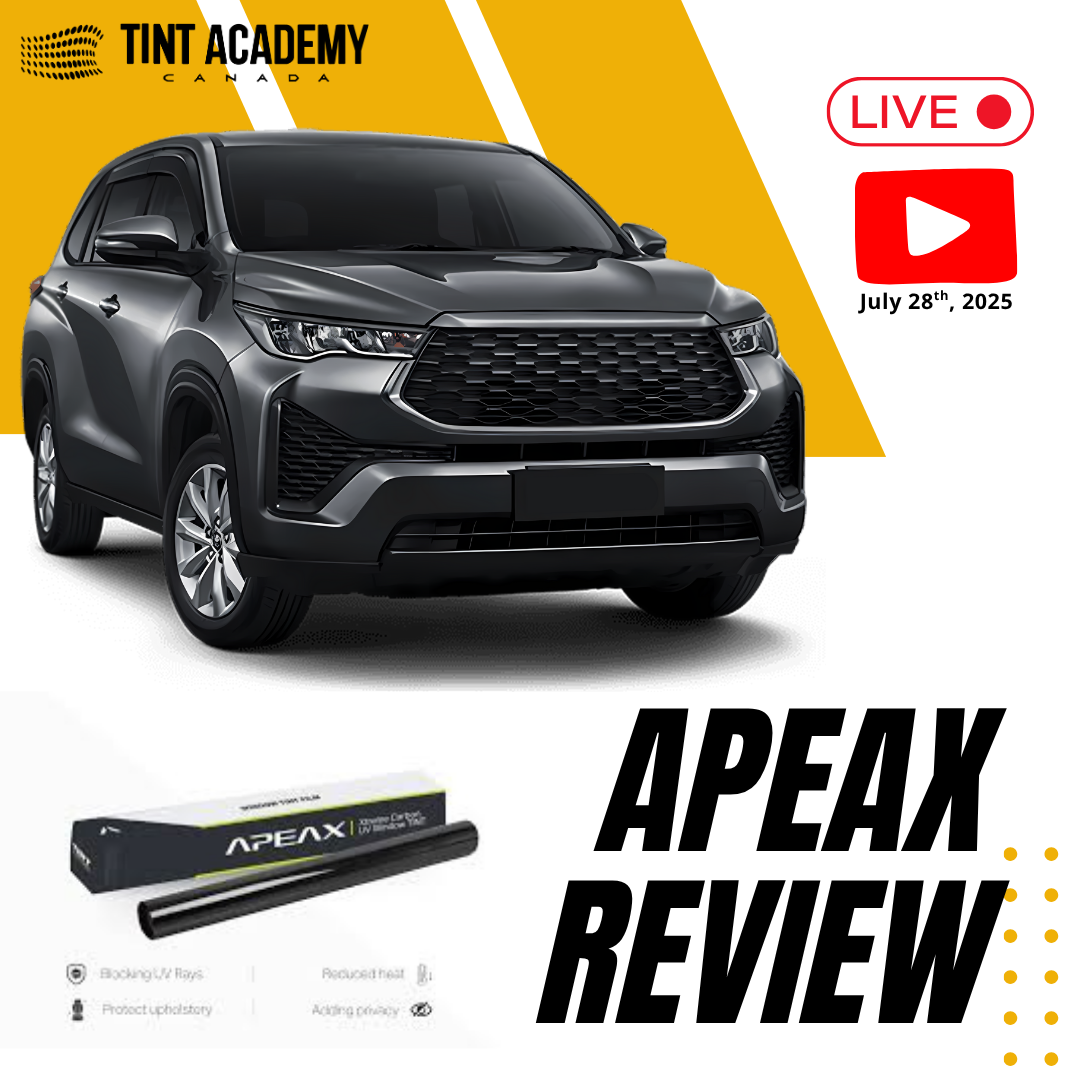 Adam from The Tint Academy Reviews APEAX Film – Does It Pass the Test?