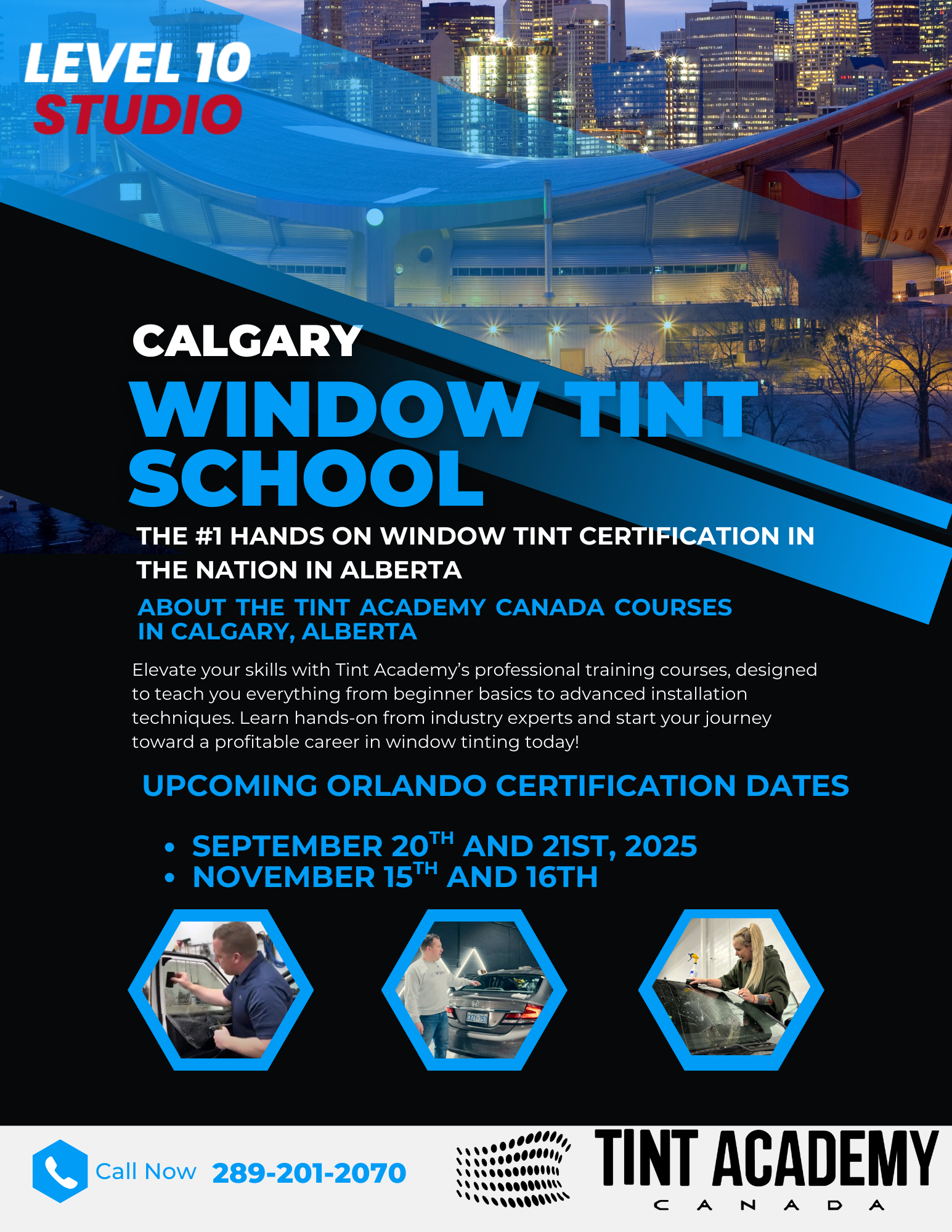 Learn Window Tinting in Calgary with The Tint Academy – September 20th & 21st