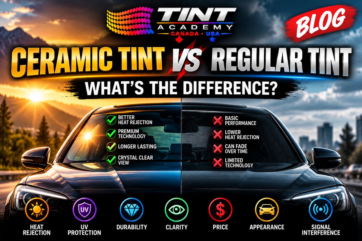 Ceramic Tint vs Regular Tint: What’s the Difference? Complete Window Tint Guide