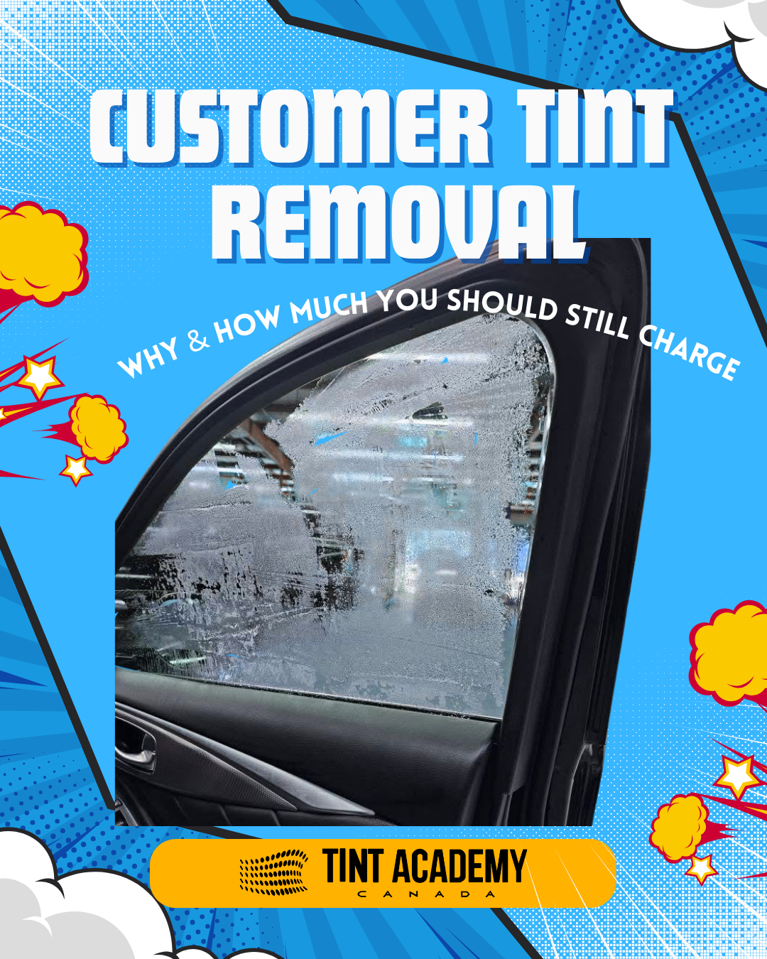 Why You Should Charge for Tint Removal – And How to Handle Leftover Glue