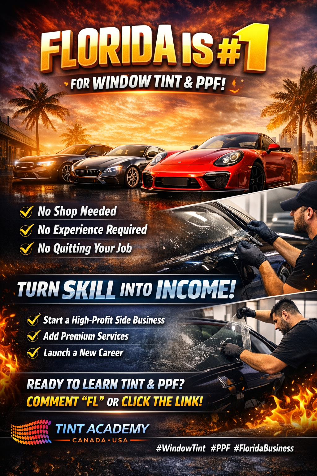 🔥 Florida is #1 for automotive appearance services — and it’s not even close.