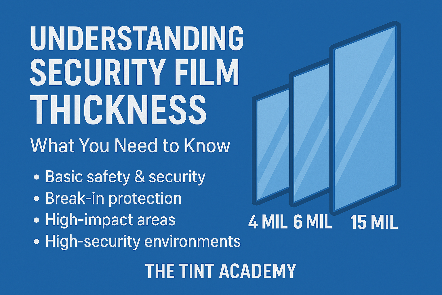 🛡️ Understanding Security Film Thickness: What You Need to Know