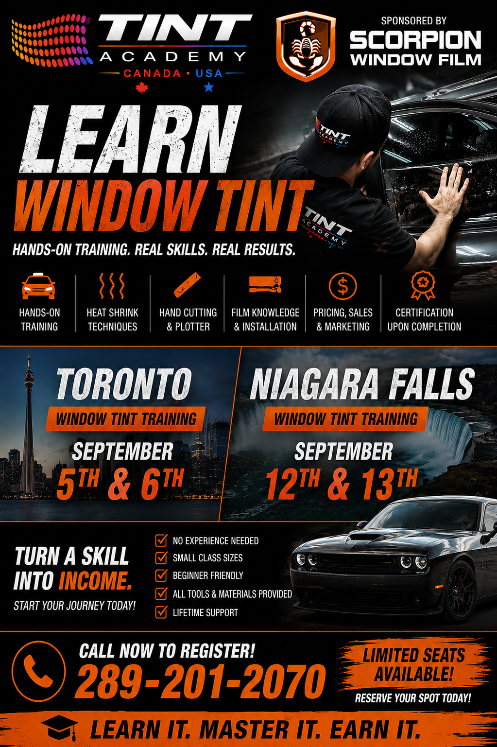 Learn Window Tinting in Toronto or Niagara Falls this September